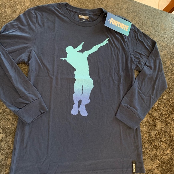 BNWT Kids Long Sleeve Fortnite Tee! - Picture 1 of 3
